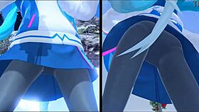 leggings upskirts tease what's hidden underneath so perfectly