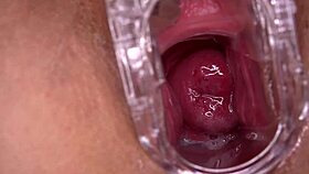 Sara Luvv Teases with Speculum Close-Up Solo Play