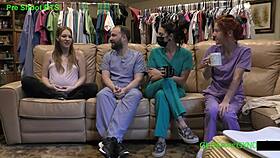 nurse maverick williams spreads wide for humiliating patient exam!