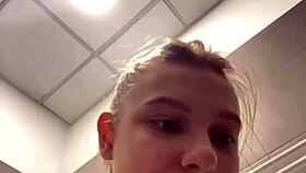 bbw teen gives sloppy public blowjob drooling saliva everywhere outdoors