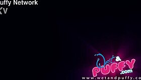 amanda clarke's all-natural chubby curves gape wet with dildo play