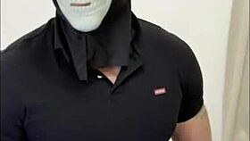 Halloween Creep Dumps Thick Load All Over Her Juicy Bent-Over Butt!