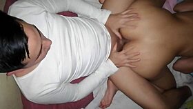 pov amateur couple explores first anal penetration intimately