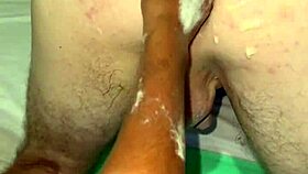 her wrecking ball fists destroy my gaping asshole in bdsm frenzy 😈🔥