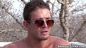 Busty Trannies Pound Ass and Share Massive Dick Frenzy!