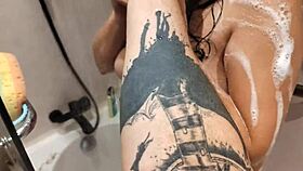 her perfect natural tits and juicy ass beg for groping touch