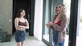 horny teen punished with monster cock missionary in garage!