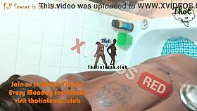 chubby ebony milf rides black cock cowgirl drillin her fat pussy deep