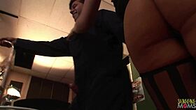 two busty milfs anal garage dp fun 🔥🍑💦