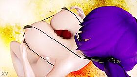 ohh my god these massive tits need a huge cock sliding between em for titty fuck action bikini style
