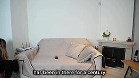 horny neighbor guzzles my cum 💦