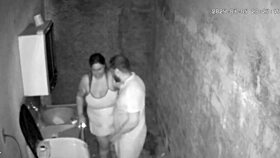 Hidden cam catches busty Brazilian milf's huge natural tits bouncing in hardcore fucking session