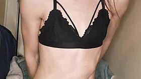 petite teen slut rides dildo moaning squirting juicy pussy first time toy fun