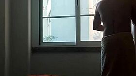 Big Cock Fills Girlfriend's Bed During Her Trip.