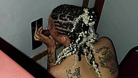 Exotic Petite Latina Tries Gloryhole First Time Sucking Cock