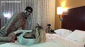 a rapper seduces the hot blonde trans college girl in steamy encounter