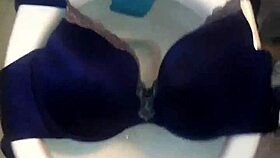 her 40dd bra overflows as she takes massive cumshot load