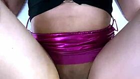 petite latina with big tits creampied hard after school missionary!