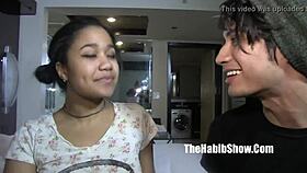 Sexy Blasian Loni Legend Gets Clothes Ripped by Mexican Fan's Monster Cock!