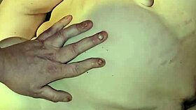 Watch my thick nipples throb as pussy cums hard