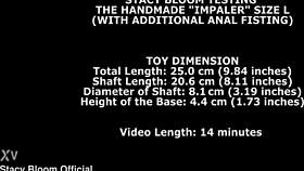 innocent homemade dildo turns into wild anal vaginal fisting gaping