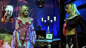 oh man alexis texas and shyla stylez ride this old dudes huge cock thru leather chaps