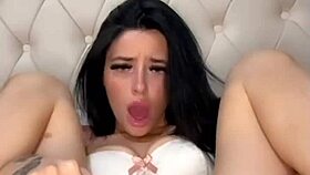 god i'm so horny... this british coed squirts hard on webcam toys
