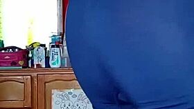 femboy sways seductively in sheer panties and lingerie