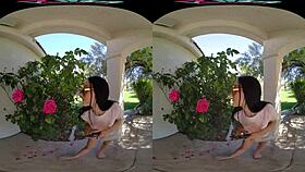jazmin luv explores naughty outdoor cravings with vrhush reality fun