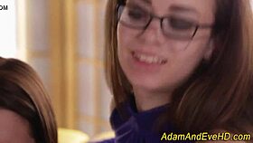 lingerie models tease backstage with steamy masturbation and sensual kisses