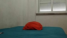 Big Cock Fills Girlfriend's Bed During Her Trip.