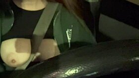 check out artemisia love's big tits bouncing wild on her steamy car ride