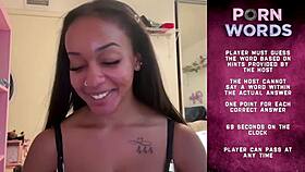 Behind the scenes with oiled ebony pornstar lily starfire's big ass and tits