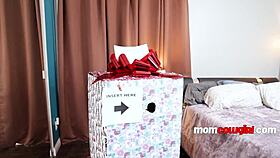 christmas milf teases with slow cowgirl grind pov