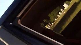 daisyjo1975 pegs guy outdoors in retro blue films anal action