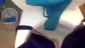 her 40dd bra overflows as she takes massive cumshot load