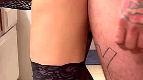 neighbor fixes sink then creampies dripping wet pussy rough