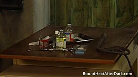 dominant lesbian mistress fingers kisses bound submissive slave girl