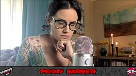 Hey, wanna see your kinky milf friend Penny Barber in latex casting?