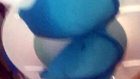 her 40dd bra overflows as she takes massive cumshot load