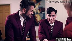 Horny classroom students gangbang their huge tits bbw mature teacher bending her over for rough doggystyle pounding