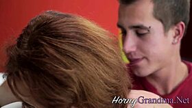 granny cougar in heels takes hardcore cumshot plow