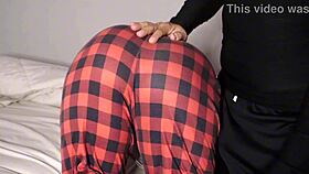 big ass latina cougar shakes cheeks begging for hard slaps