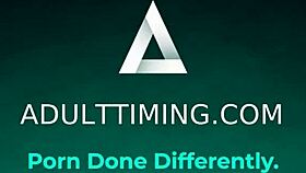 Petite office teen slut ponytail bounces as boss fucks her natural tits hard at work