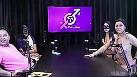 big cocked guy pounds two horny wives live on cam