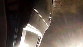 daisyjo1975 pegs guy outdoors in retro blue films anal action