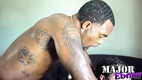 Alicia surprises Rome with messy deepthroat before cunt fuck