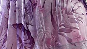 wanna see this hairy mature chub flash her fat pussy through see-through dress outdoors?