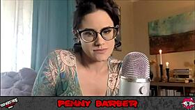 Hey, wanna see your kinky milf friend Penny Barber in latex casting?