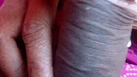 hot bhabhi's huge tits pressed milking cream in mouth